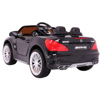 Mercedes AMG SL65 dla dzieci Lakier Czarny + Pilot + Bagażnik + Regulacja siedzenia + MP3 LED + Wolny Start